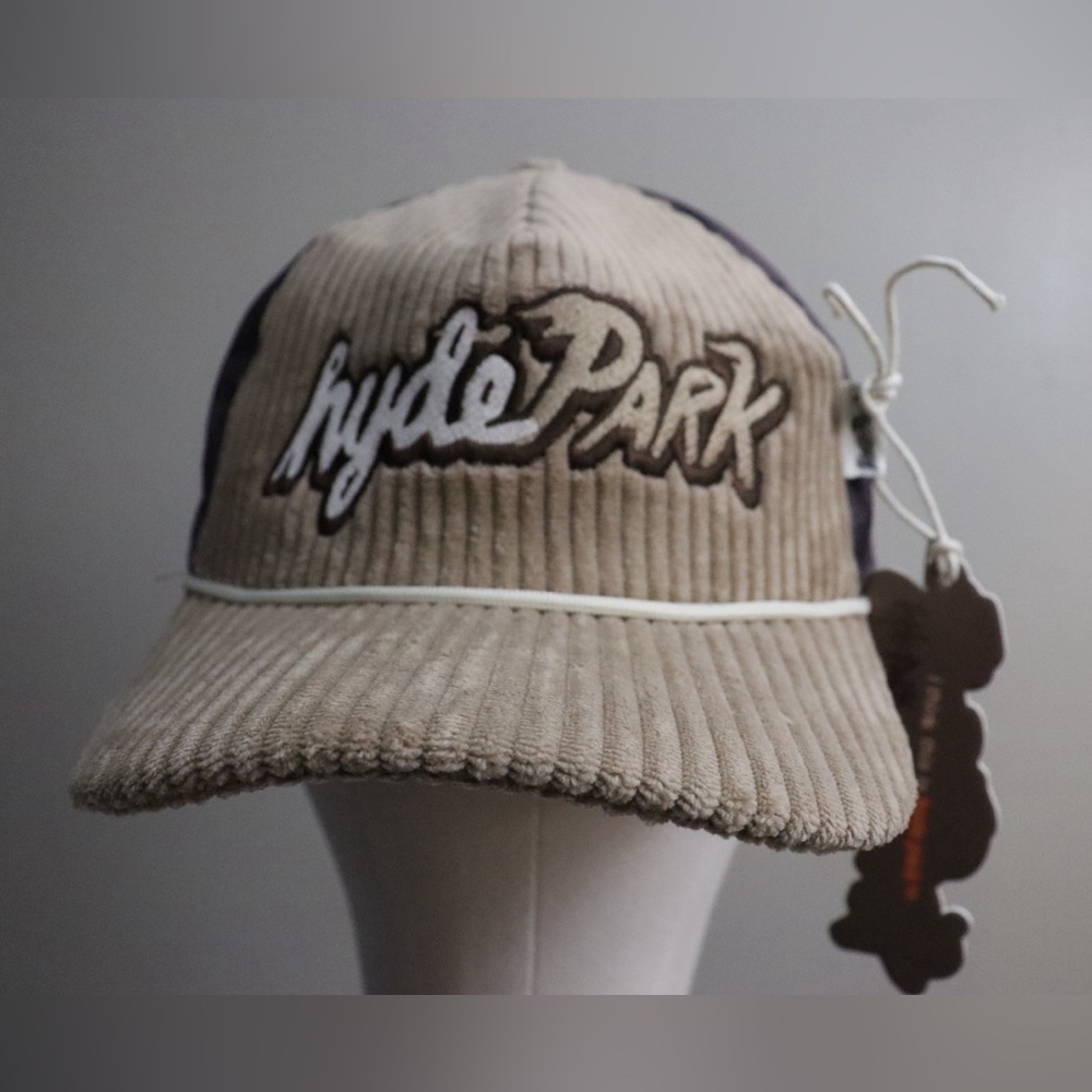 Hyde Park Tan Corduroy SnapBack Hat